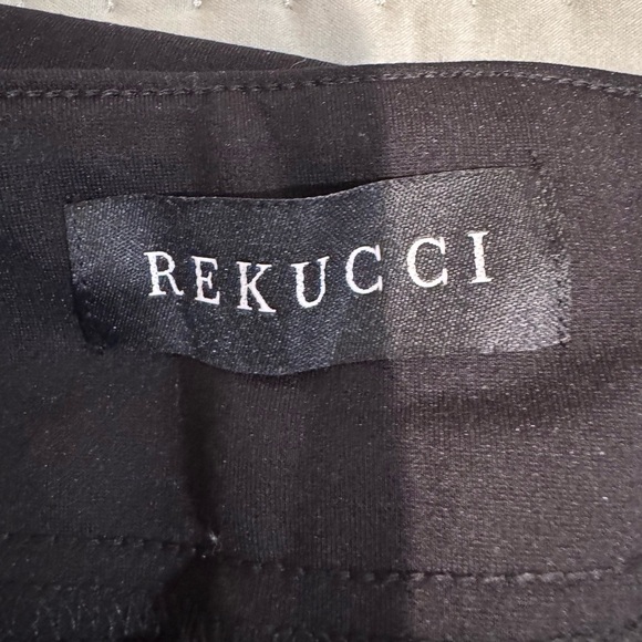 Rekucci Black pants with secret tummy control. Size 6P NWT - Picture 13 of 16
